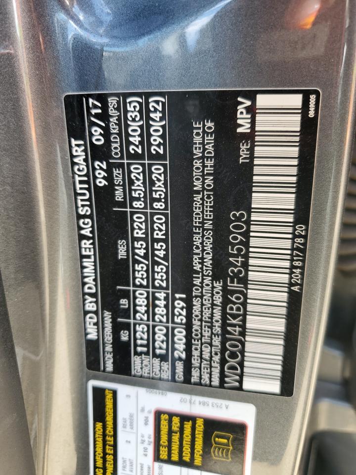 2018 Mercedes-Benz Glc Coupe 300 4matic