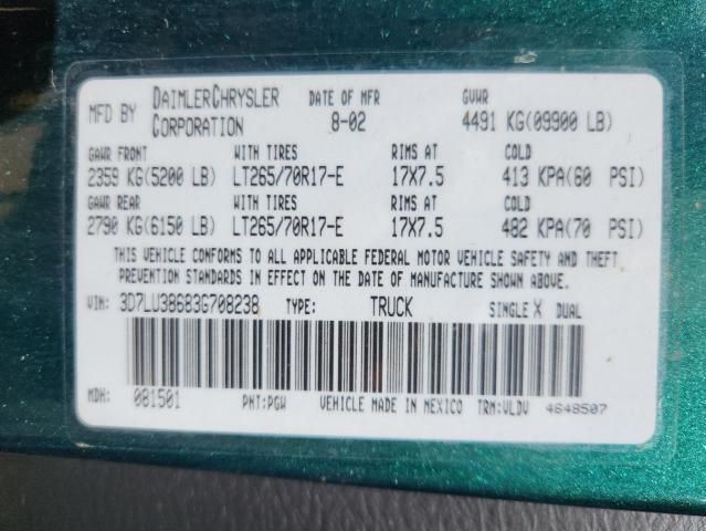2003 Dodge RAM 3500 ST