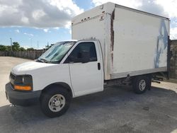 Salvage trucks for sale at Homestead, FL auction: 2013 Chevrolet Express G3500