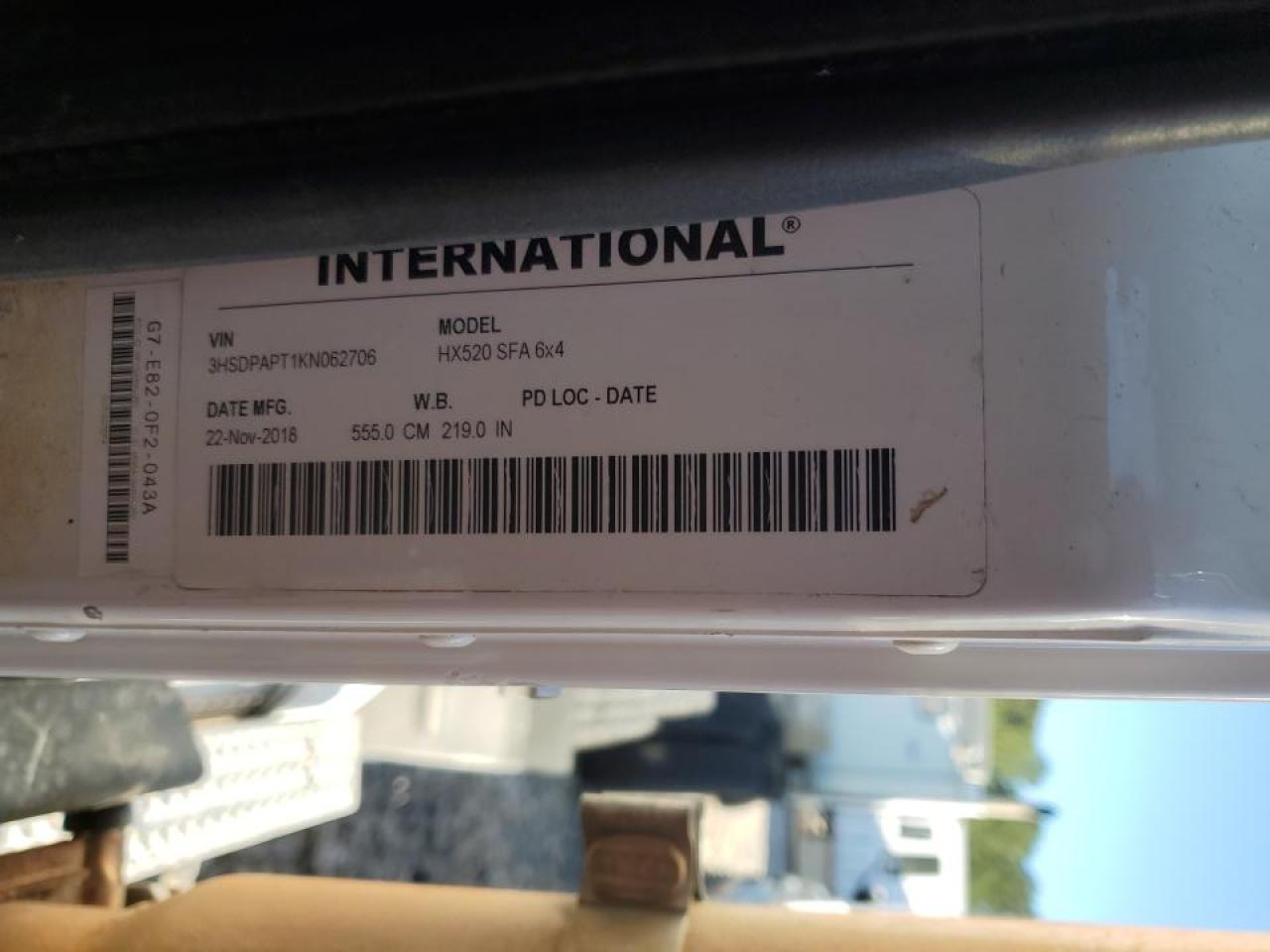 2019 International HX520 Semi Truck