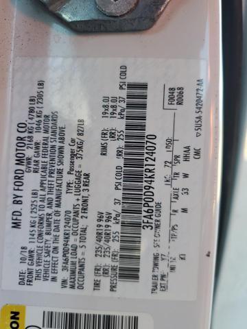 2019 Ford Fusion Titanium