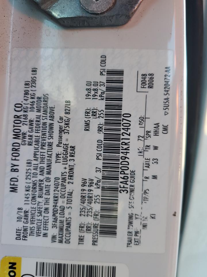2019 Ford Fusion Titanium