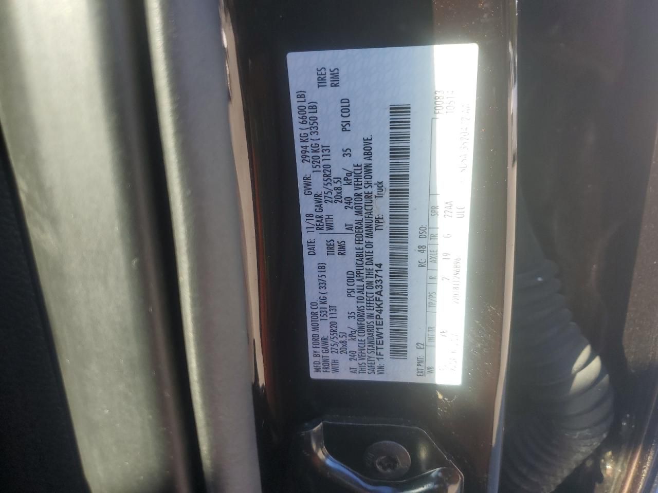 2019 Ford F150 Supercrew