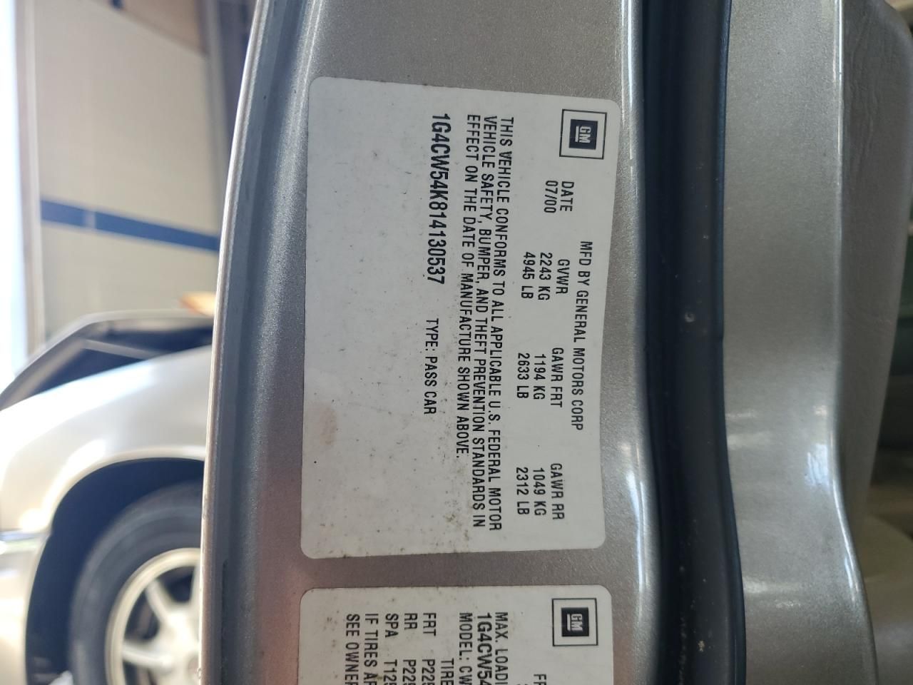 2001 Buick Park Avenue