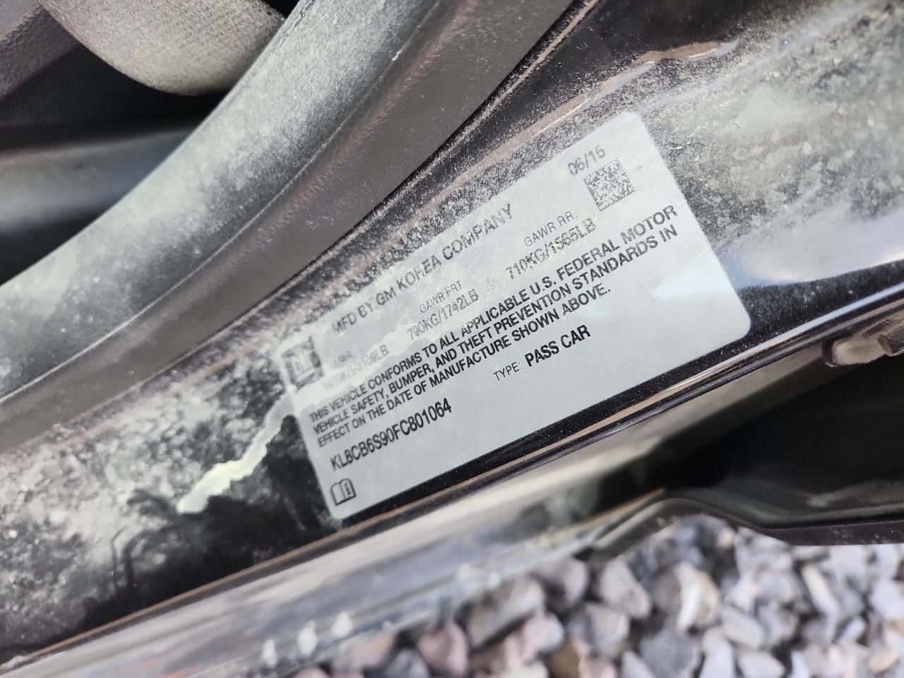 2015 Chevrolet Spark ls