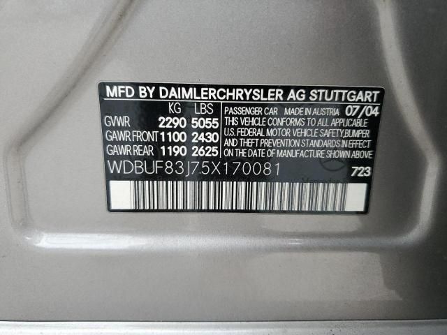 2005 Mercedes-Benz E 500 4matic