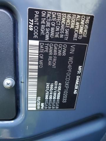 2019 Mercedes-Benz Sprinter 2500/3500