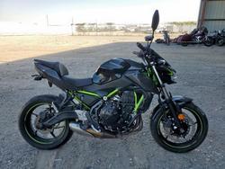 Salvage cars for sale from Copart Houston, TX: 2017 Kawasaki ER650 H