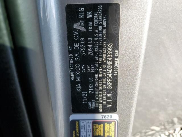2022 KIA Forte GT Line