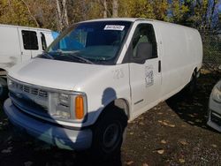 Salvage trucks for sale at Anchorage, AK auction: 2002 Chevrolet Express G3500