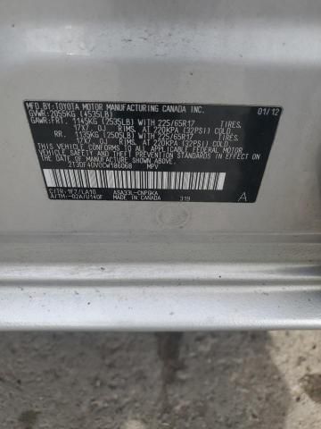 2012 Toyota Rav4 Limited