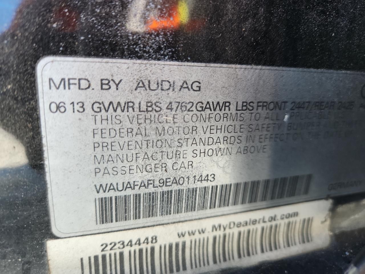 2014 Audi A4 Premium