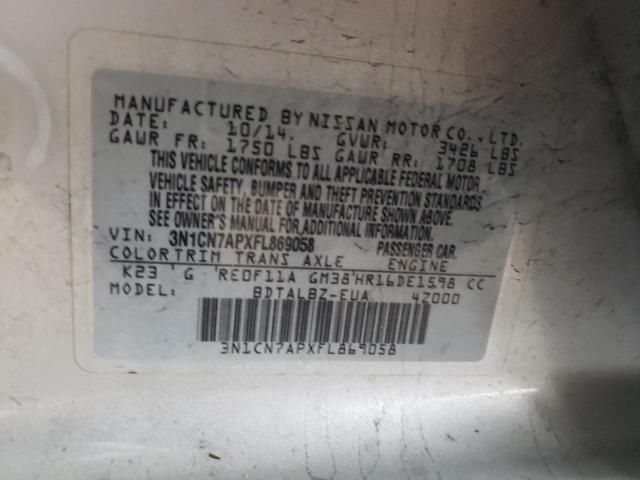 2015 Nissan Versa S