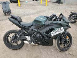 Salvage motorcycles for sale at Greenwood, NE auction: 2025 Kawasaki EX650 P