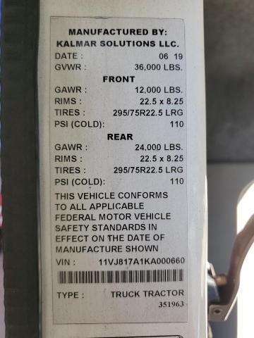 2019 Kalm AR Ottawa T2 Yard Truck