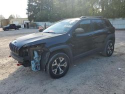 Jeep Cherokee salvage cars for sale: 2015 Jeep Cherokee Trailhawk