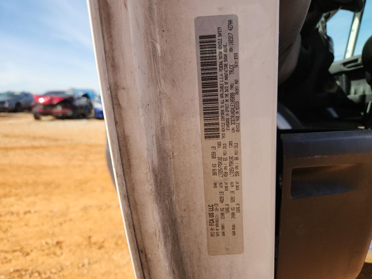 2020 Dodge Ram Promaster 1500 1500 Standard