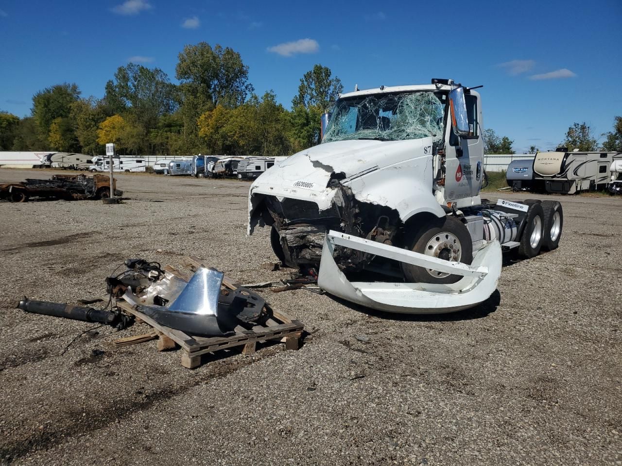 2015 International LF687 Truck Cab AND Chassis