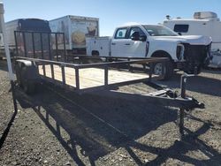 Salvage trucks for sale at San Diego, CA auction: 2025 Carry-On 6X16GW2BRKTP Utility Trailer