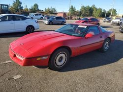 Chevrolet Corvette salvage cars for sale: 1984 Chevrolet Corvette