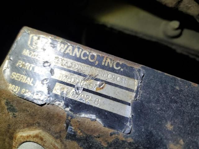 1990 Wanco Arrow Board Trailer