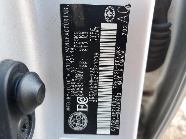 2015 Toyota Corolla l