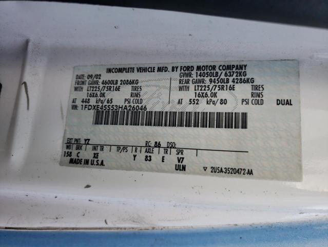 2003 Ford E450 Shuttle bus