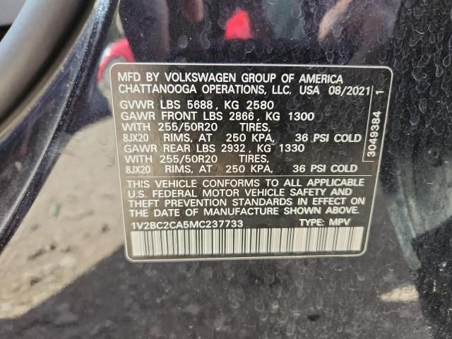 2021 Volkswagen Atlas Cross Sport sel