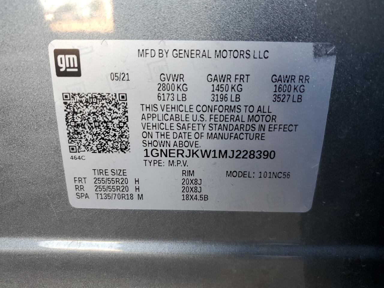 2021 Chevrolet Traverse rs
