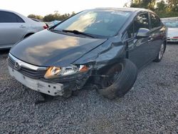Honda Civic ex salvage cars for sale: 2012 Honda Civic EX