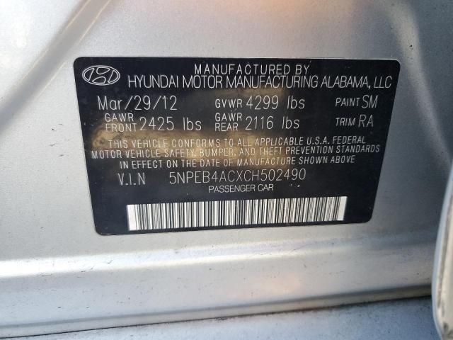2012 Hyundai Sonata GLS