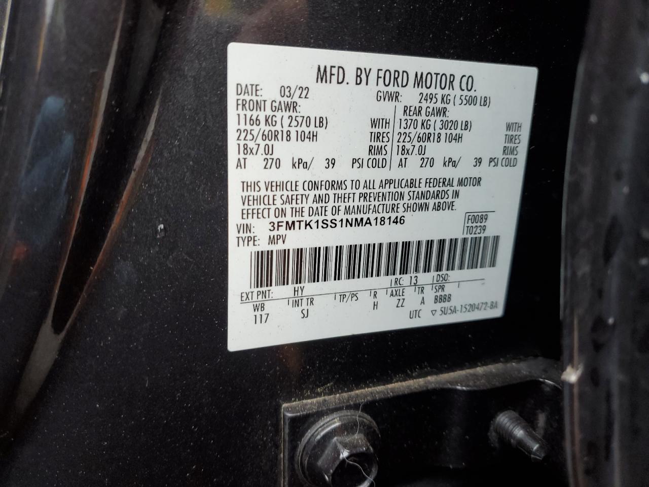 2022 Ford Mustang Mach-e Select