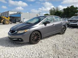 Honda Civic salvage cars for sale: 2015 Honda Civic exl