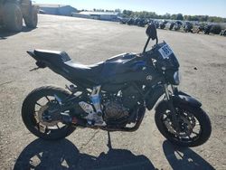 Yamaha fz-07/09 salvage cars for sale: 2016 Yamaha FZ07