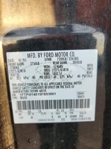 2005 Ford F150 Supercrew