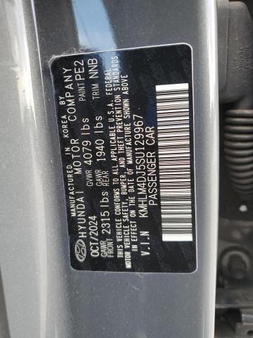 2025 Hyundai Elantra Hybrid Blue