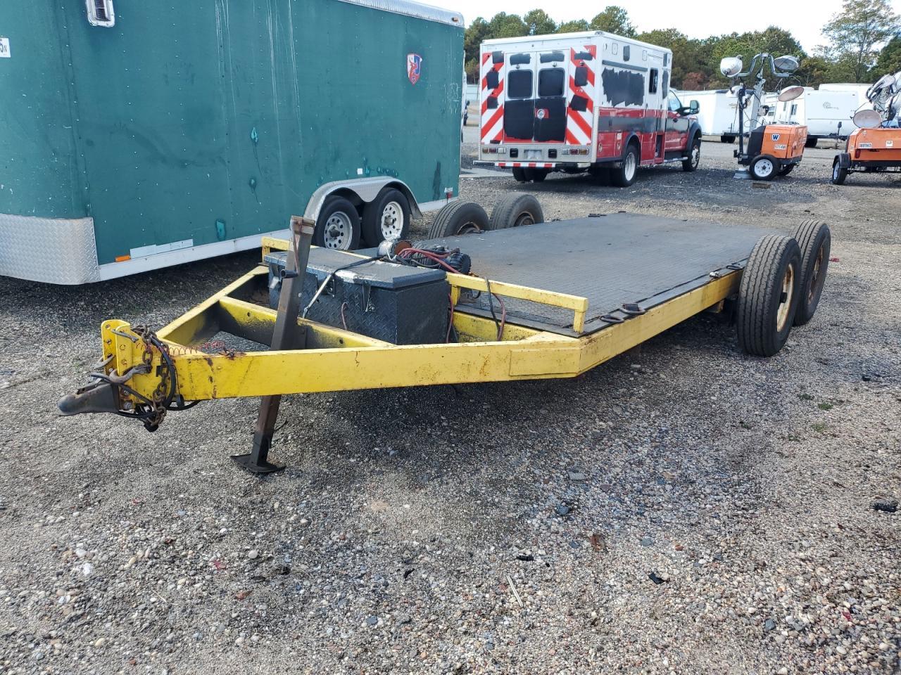 2009 Bri-Mar Tilt Deck Equipment Trailer