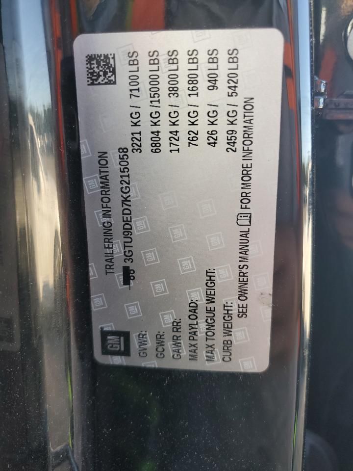 2019 GMC Sierra K1500 slt