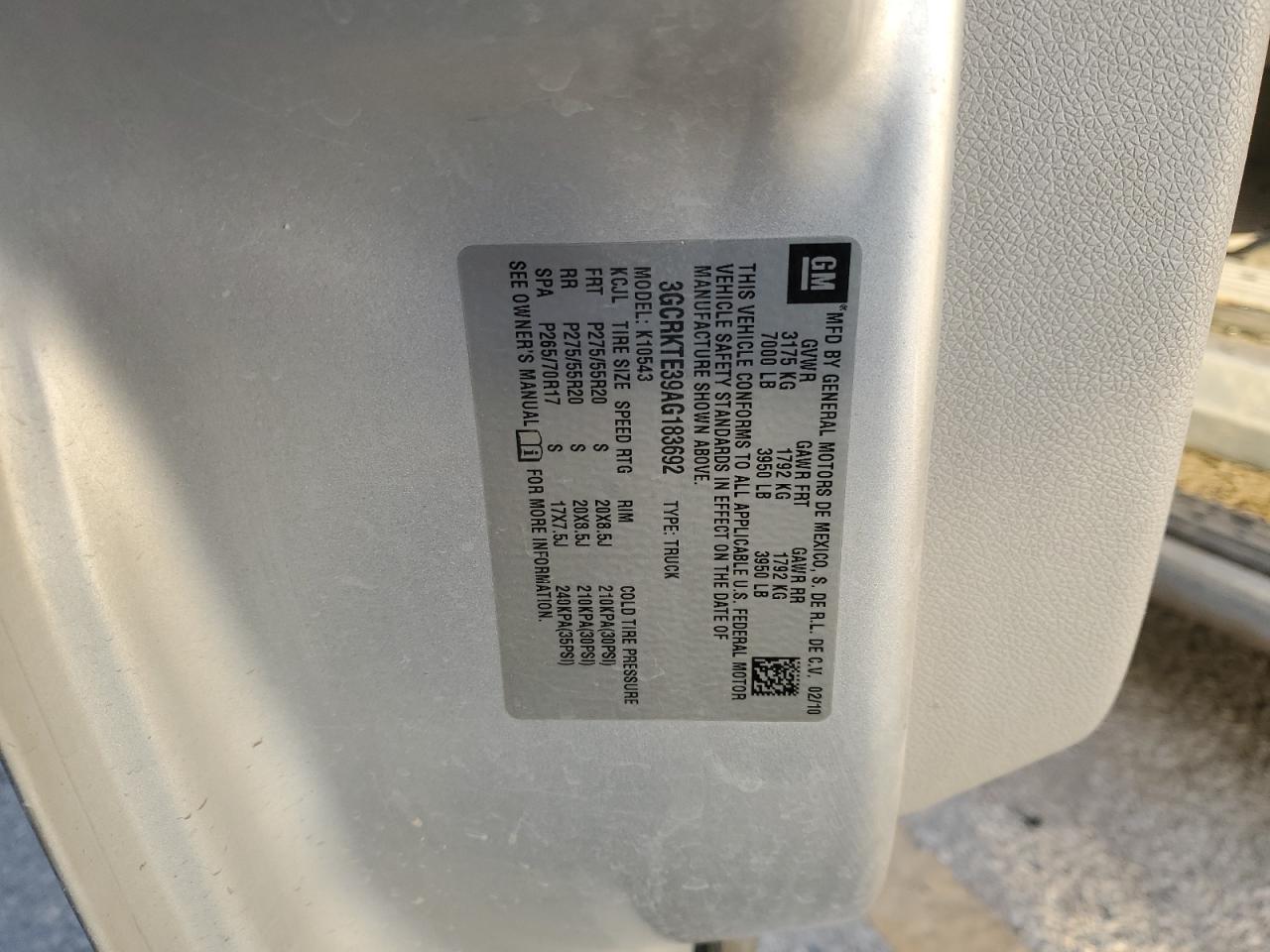 2010 Chevrolet Silverado K1500 LTZ