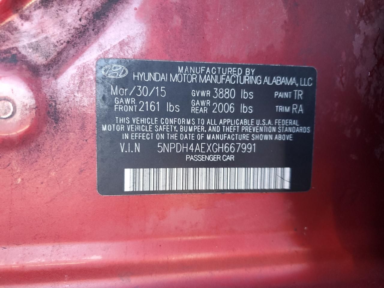 2016 Hyundai Elantra se