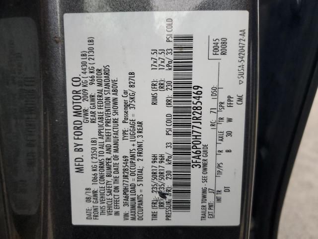 2018 Ford Fusion SE