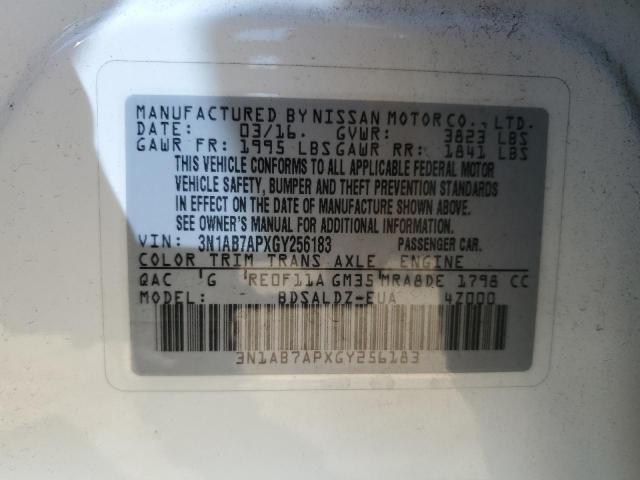 2016 Nissan Sentra s