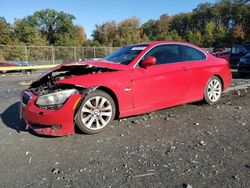 Salvage cars for sale from Copart Waldorf, MD: 2012 BMW 328 i