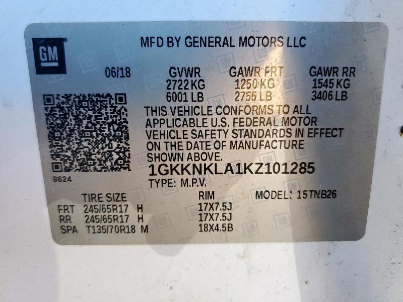 2019 GMC Acadia sle