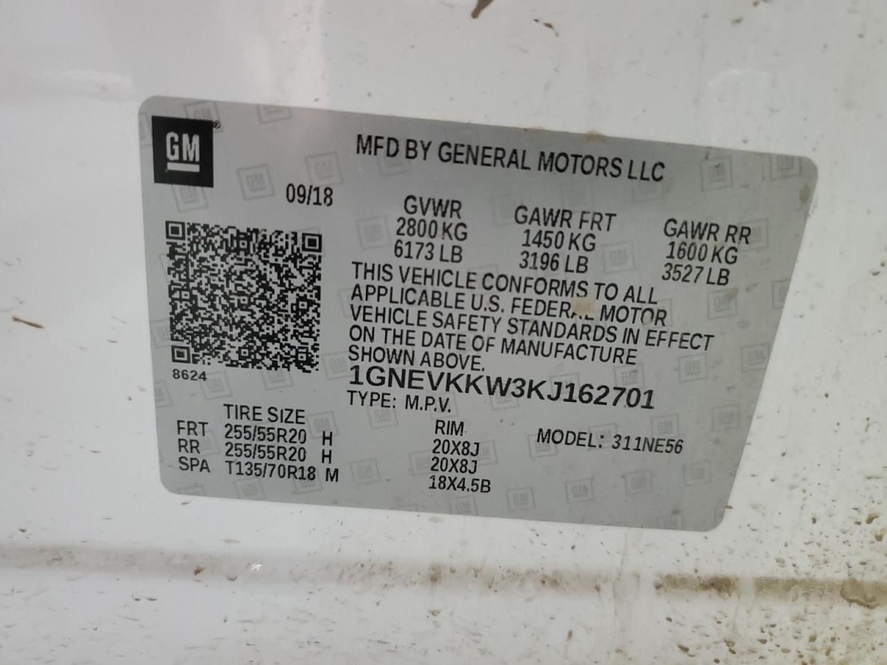 2019 Chevrolet Traverse Premier