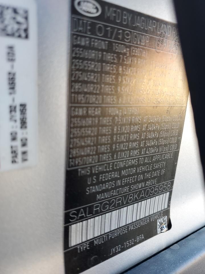 2019 Land Rover Discovery se