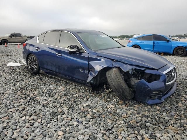 2016 Infiniti Q50 red Sport 400