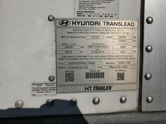 2024 Hyundai VC2530152-AJS DRY Van Trailer