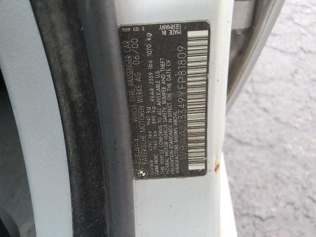 2000 BMW 323 I