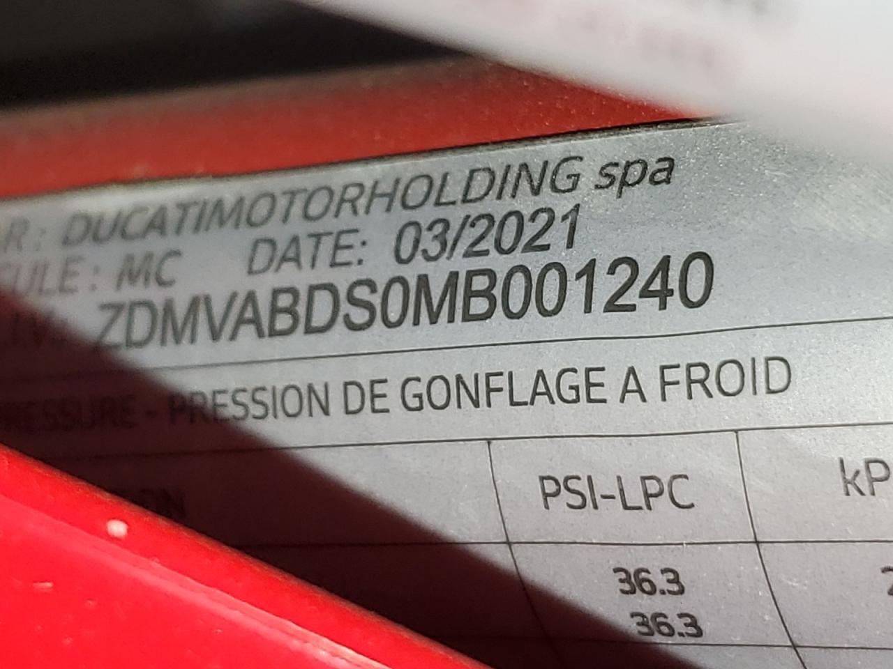 2021 Ducati Supersport